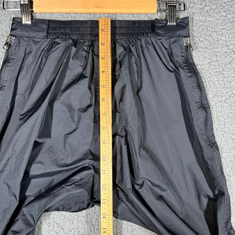 Marmot PreCip Rain Pants Womens Black Waterproof Full Side Zip Size Medium M - Picture 12 of 14
